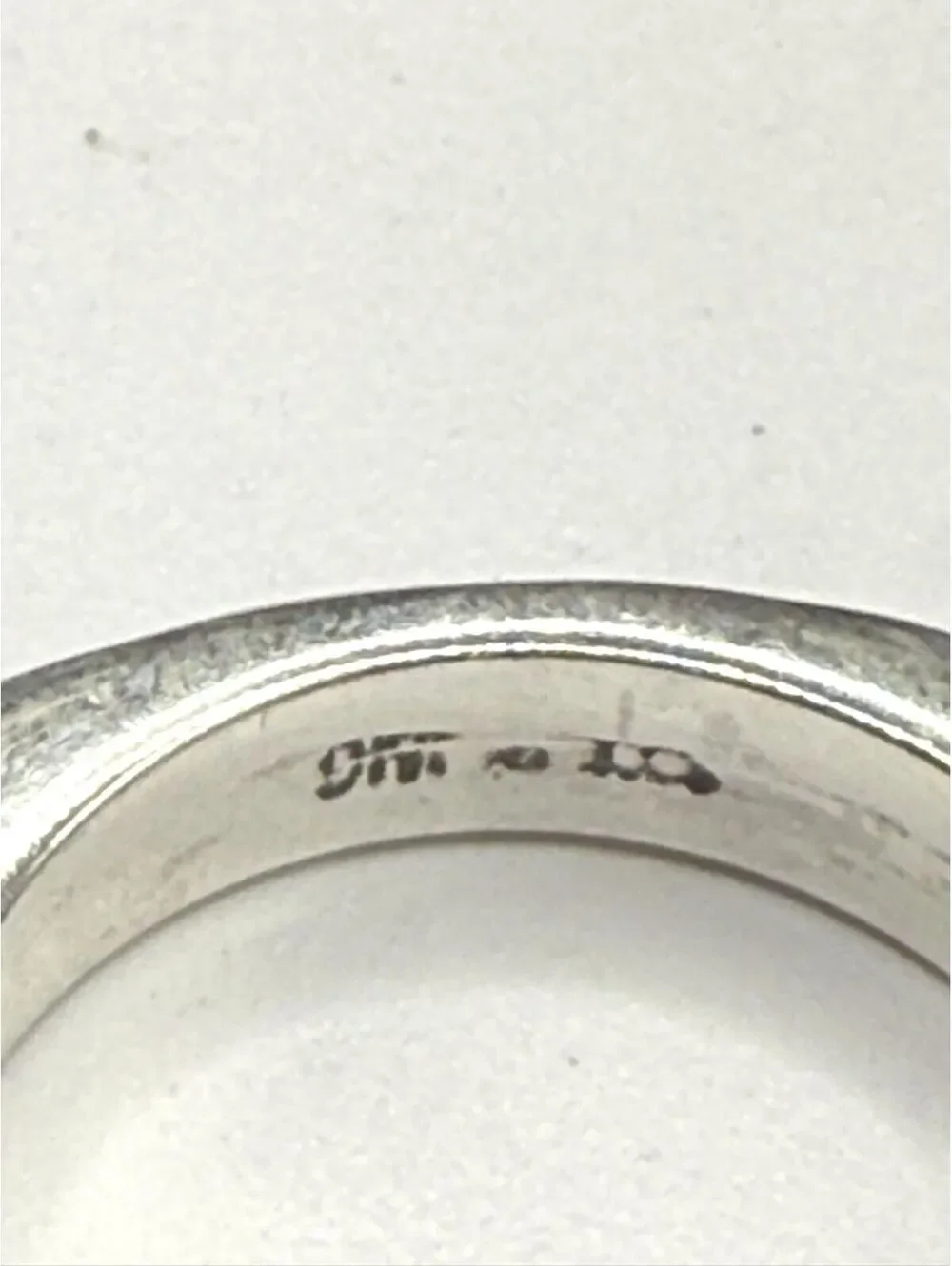 Signed 925 Sterling Silver Inlay Stacking Ring Set – Turquoise, Moonstone & Opal